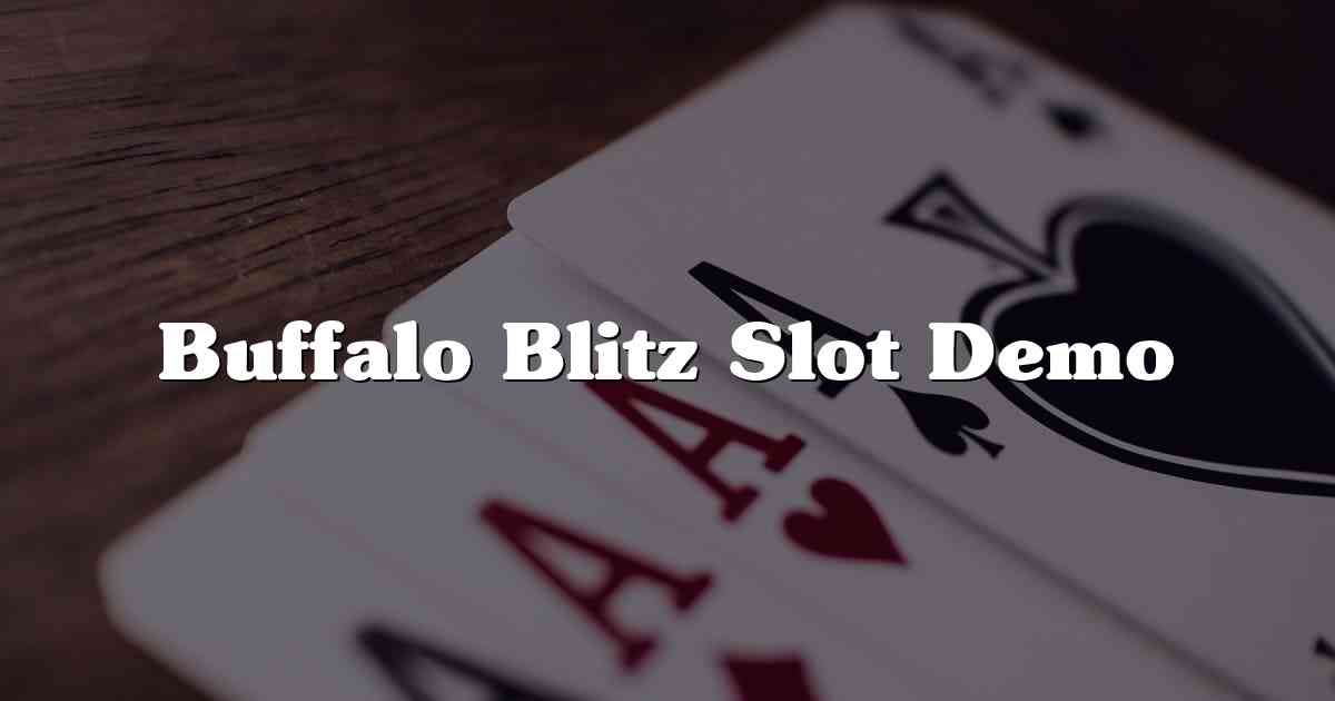 Buffalo Blitz Slot Demo