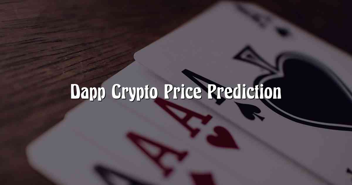 Dapp Crypto Price Prediction